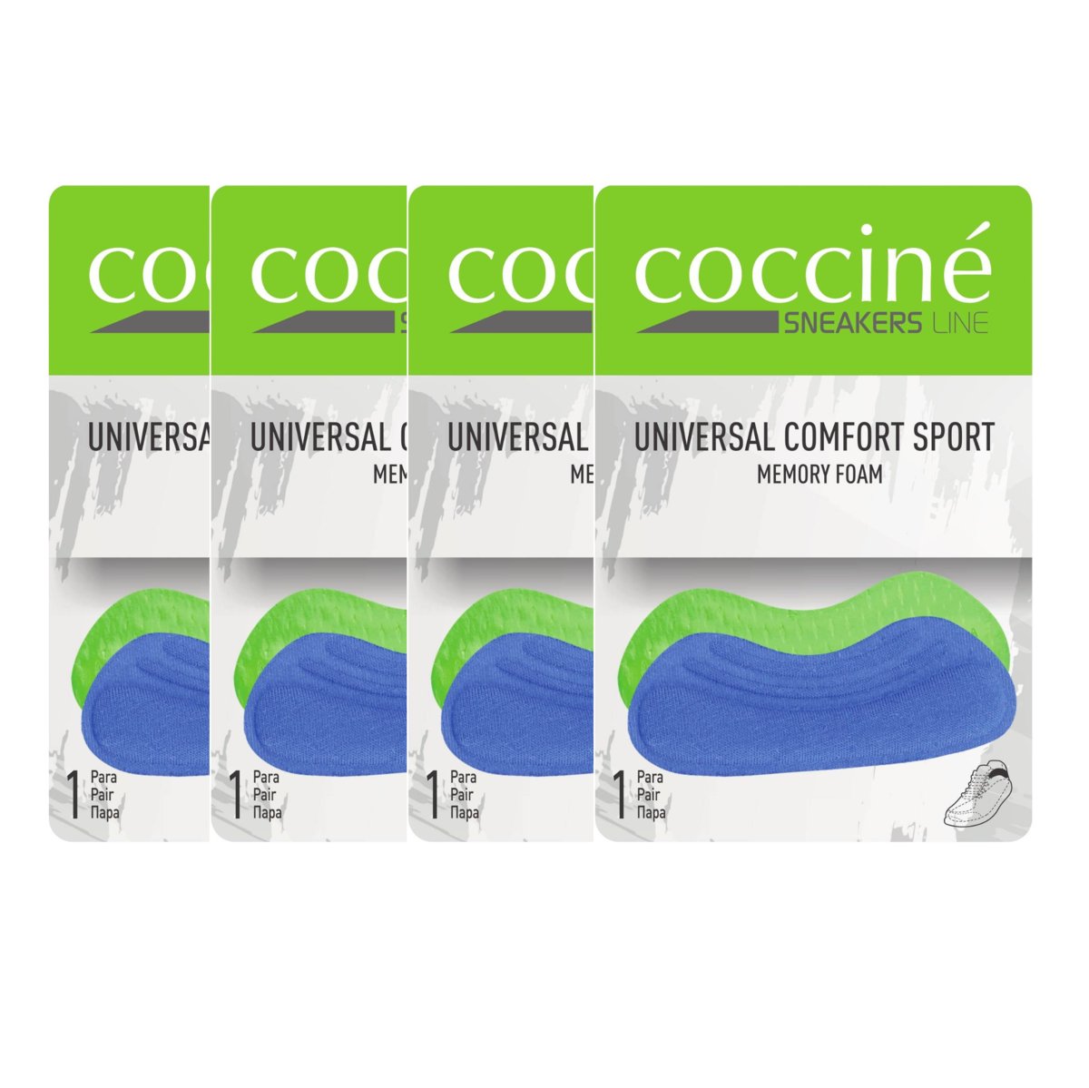 4x Universal Comfort Sport Zapiętki Sneakers