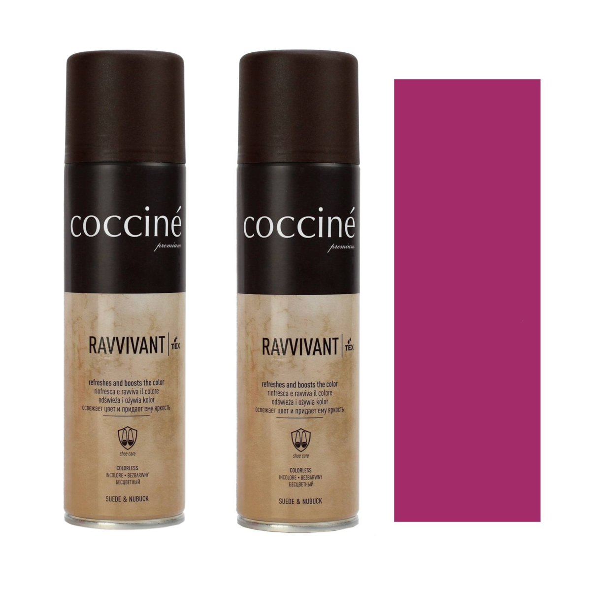 2x Ravviant do Nubuku Fuchsia