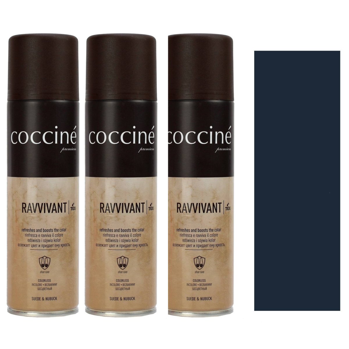 3x Ravviant do Nubuku Granatowy 38 250 ml