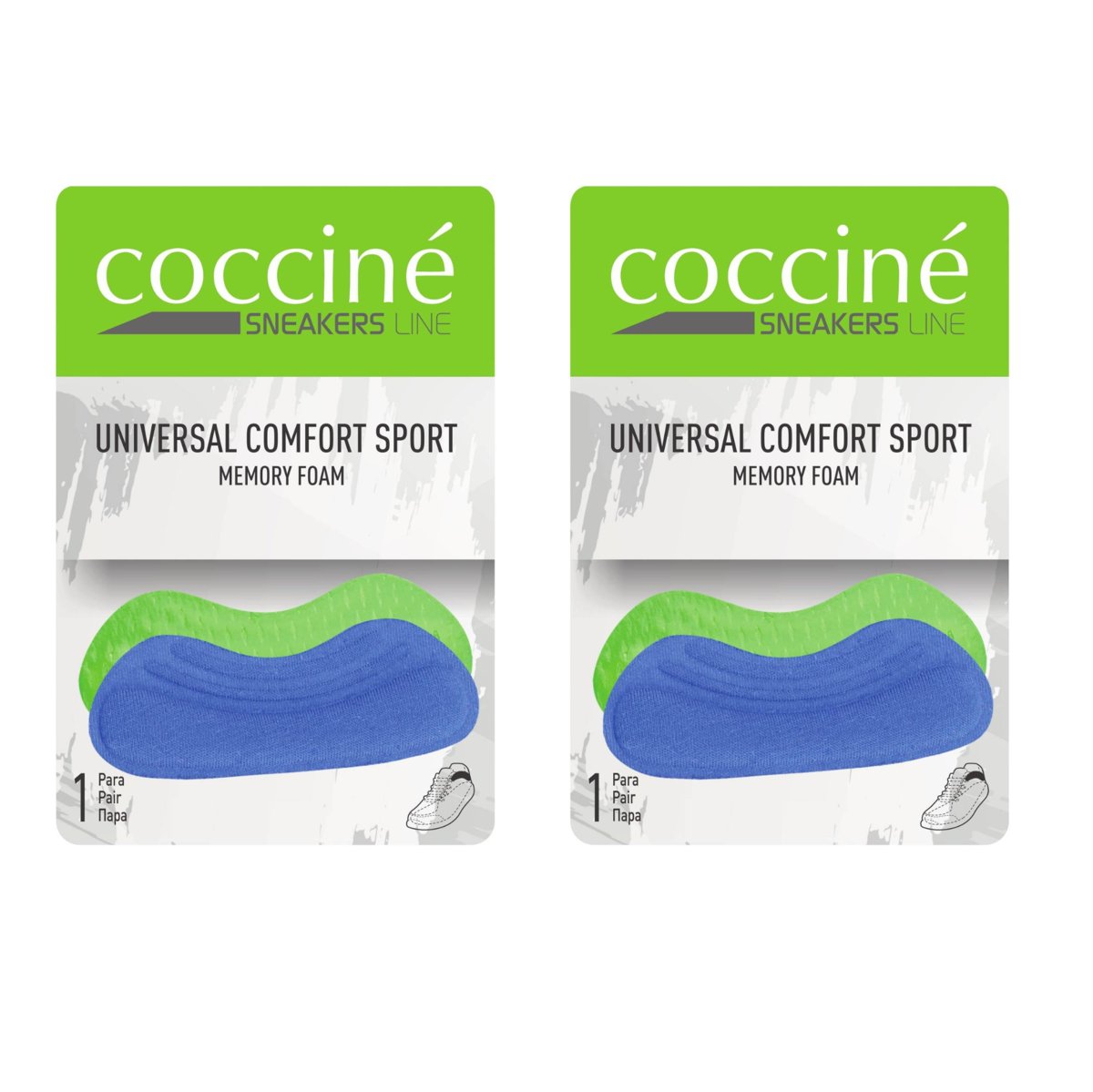 2x Uniwersal Comfort Sport Zapiętki Sneakers