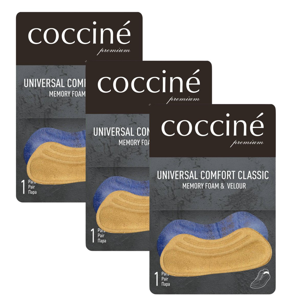 3x Uniwersal Comfort Classic Zapiętki Premium
