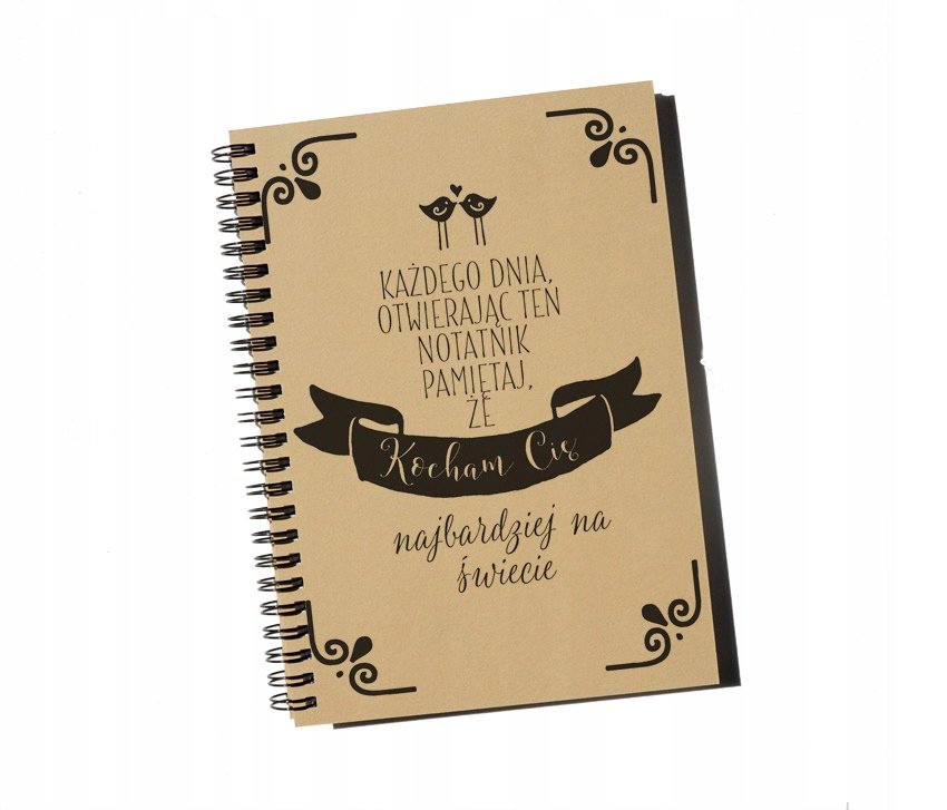 Każdego dnia otwierając ten notatnik .., notatnik, notes, Sowia Aleja