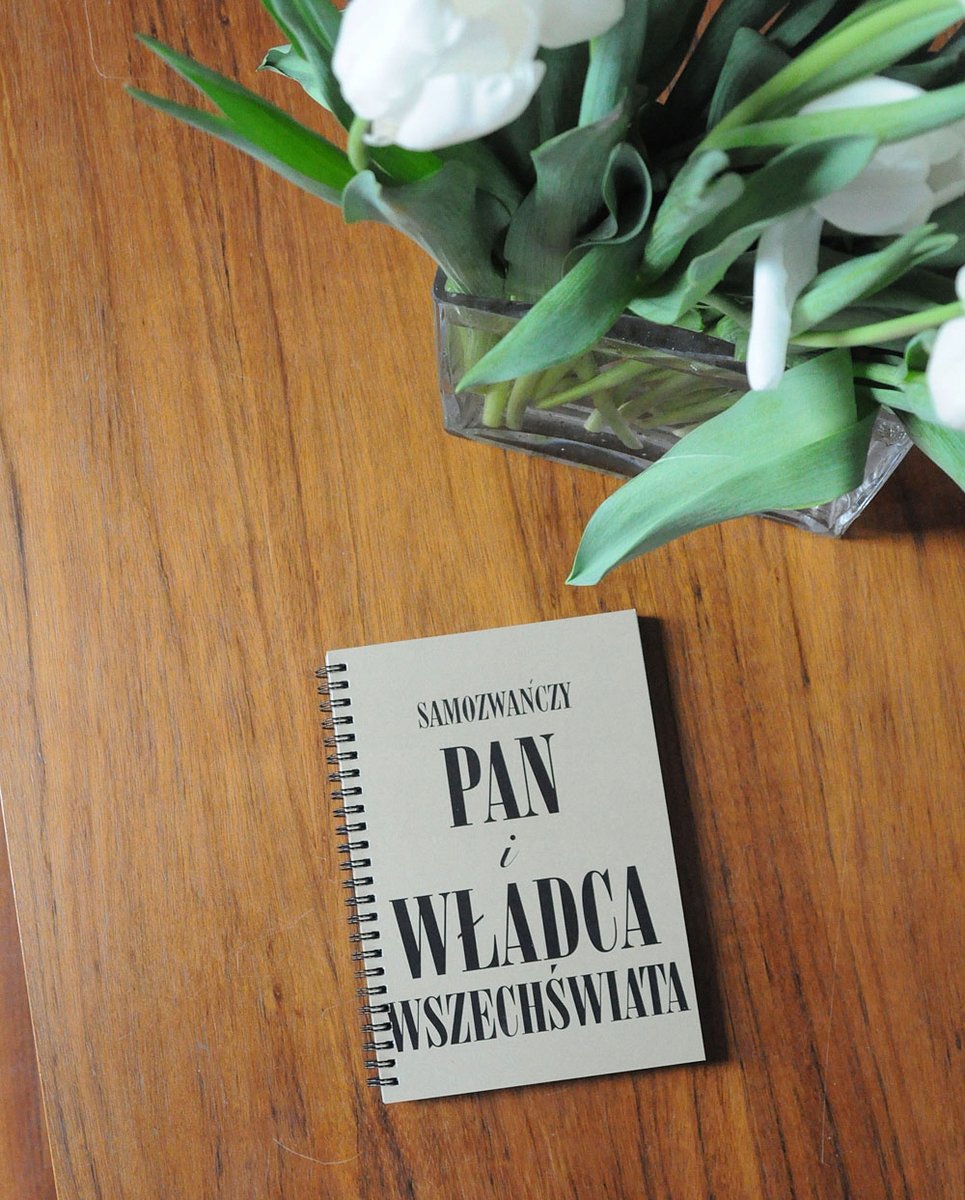 Samozwańczy Pan i władca wszechświata, notatnik, notes, Sowia Aleja