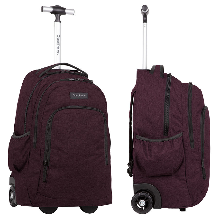 Plecak Młodzieżowy Na Kółkach Coolpack Summit Plum E85025