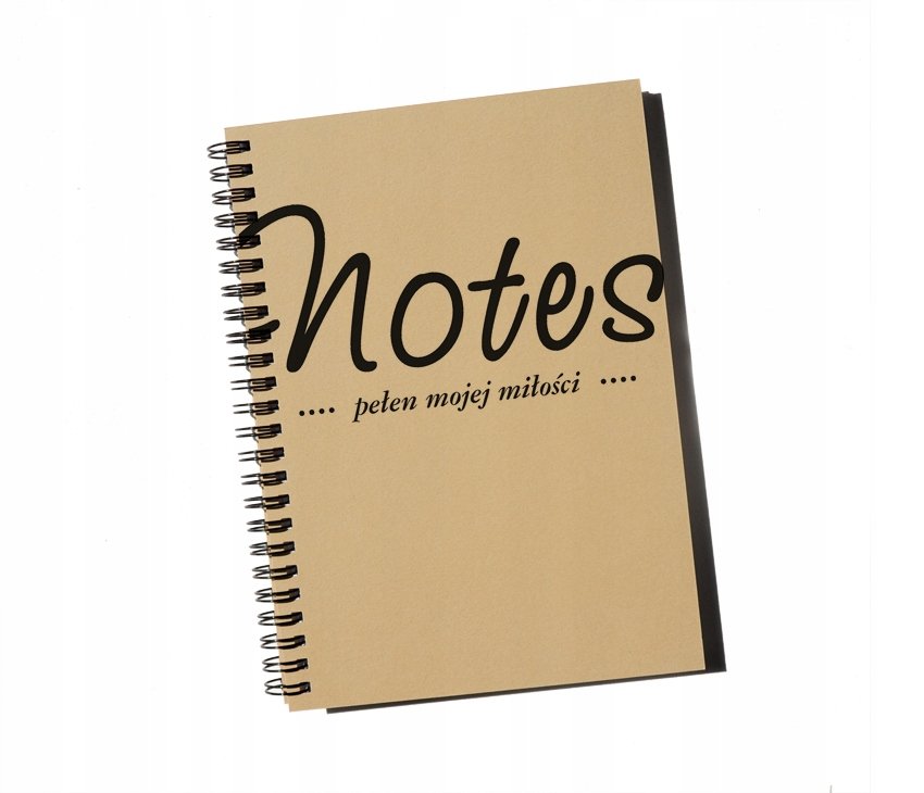 Notes pełen mojej miłości, notatnik na walentynki, na rocznicę ślubu, notes, Sowia Aleja