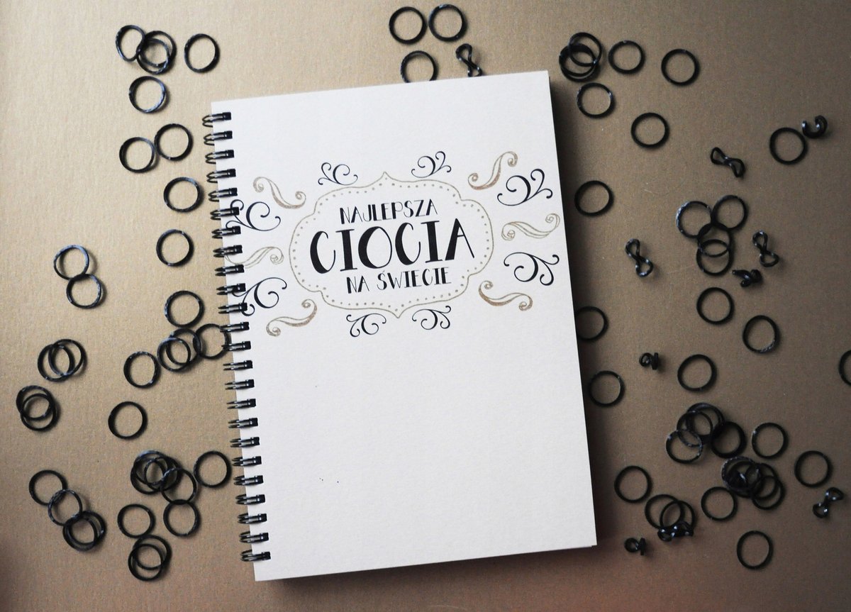 Najlepsza Ciocia na świecie, notatnik, notes, Sowia Aleja