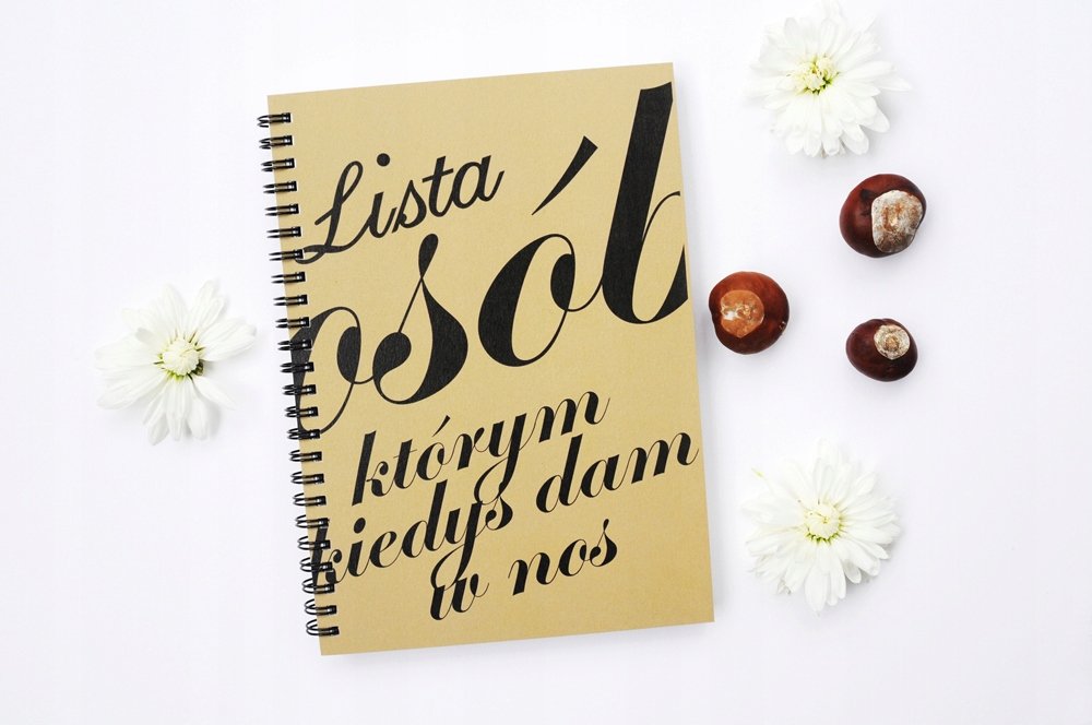 Lista osób, którym kiedyś dam w nos, notatnik, notes, Sowia Aleja