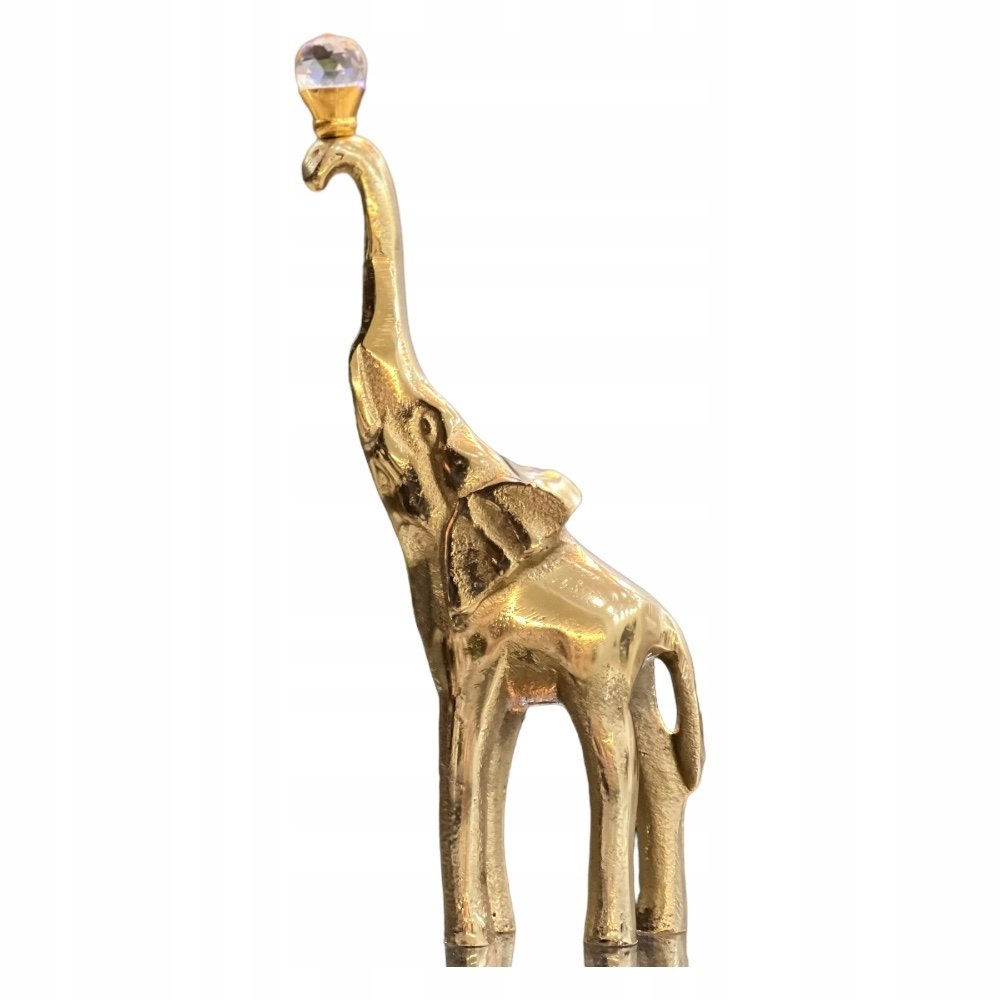 SŁOŃ ZŁOTA FIGURKA DEKORACYJNA PREZENT