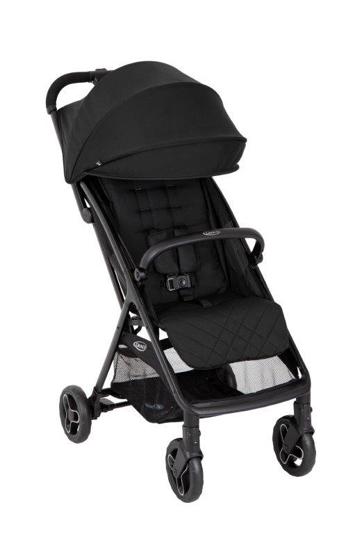 Graco,  wózek spacerówy Myavo ( do 22 kg), Midnight, Czarny
