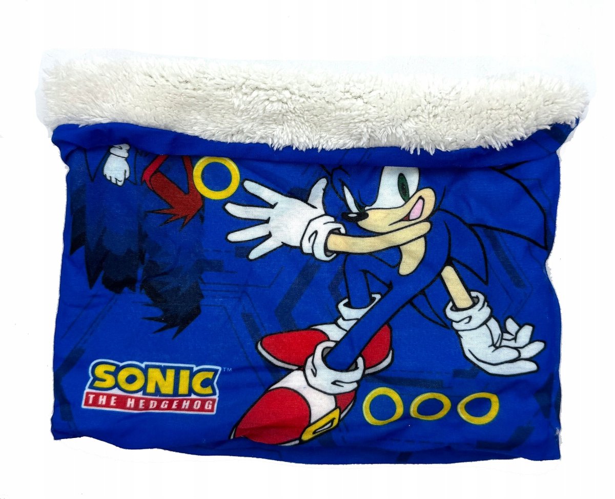 Komin Sonic Ciepły Z Futerkiem Oryginalny