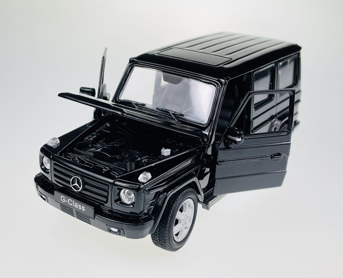 Welly Mercedes-Benz G-Klasa W460 Czarny 1:24 Samochód Nowy Metalowy Model