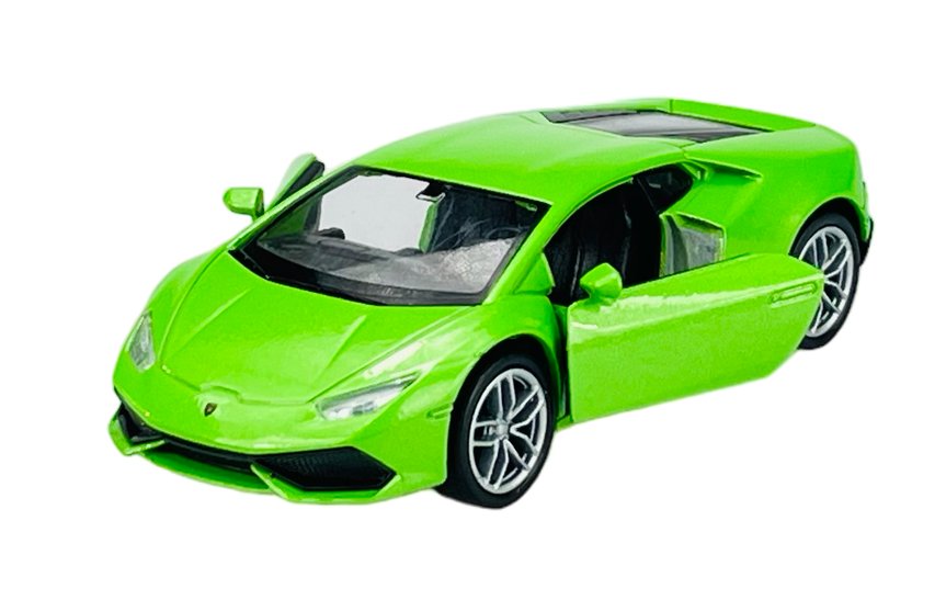 Welly Lamborghini Huracan Lp 610-4 Zielony 1:34 Samochód Nowy Metalowy Model