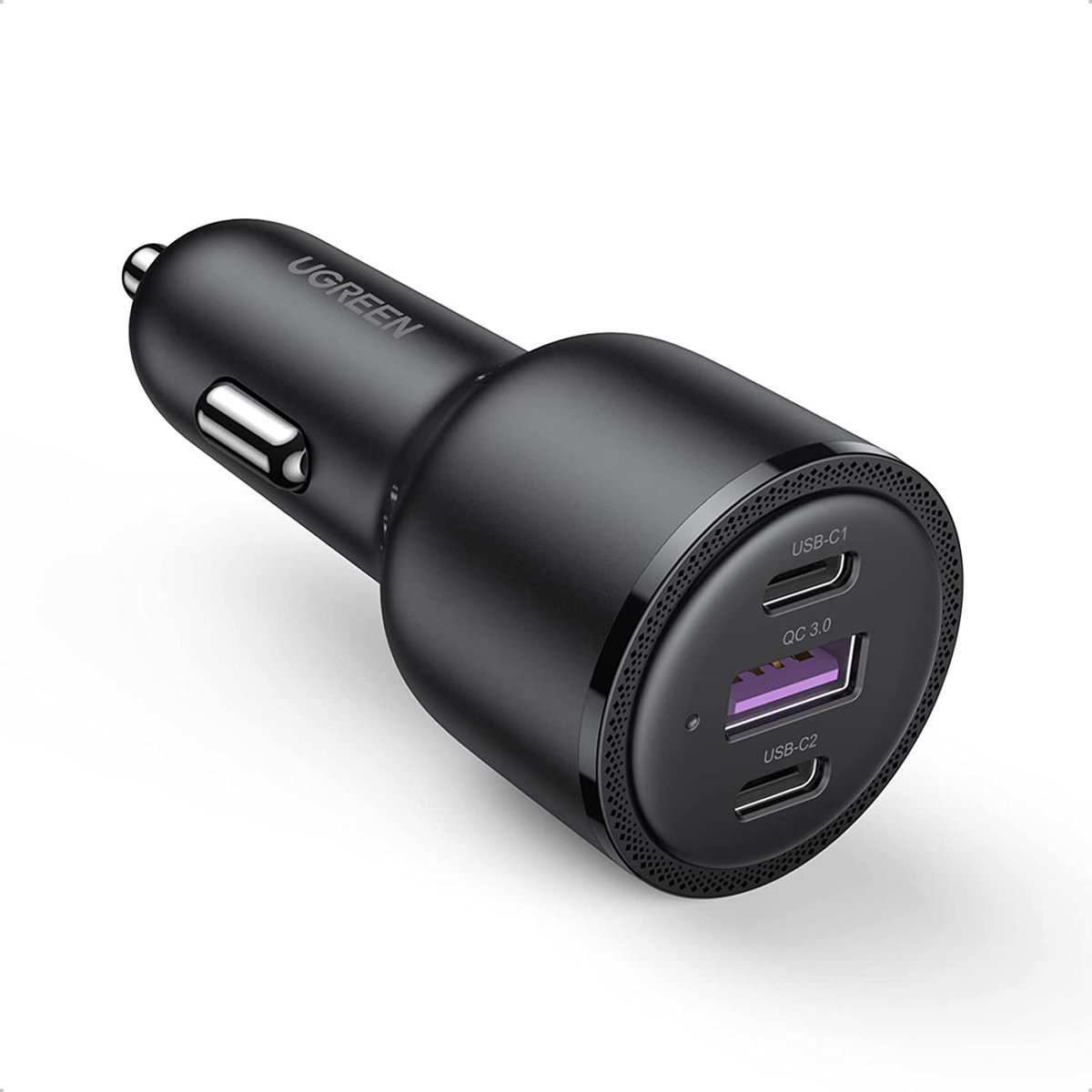 Ugreen ładowarka samochodowa 2x USB Typ C / 1x USB 69W 5A Power Delivery Quick Charge