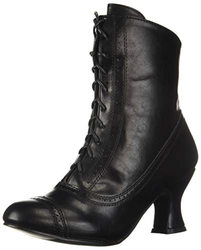 Ellie Shoes Damskie 253-sarah półdługie kozaki, czarny - czarny - 39 eu