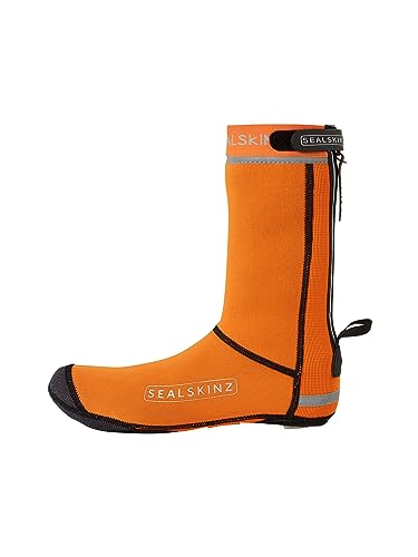 SEALSKINZ Hempton kalosze na wszystkie warunki pogodowe zamknięte, pomarańczowy, Small