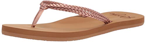 Roxy Sandały damskie Costas Flip Flop, Różowe złoto - 42 EU