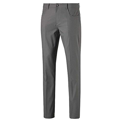 PUMA Spodnie męskie 2019 Jackpot 5 kieszeni szary Quiet Shade 36W / 32L