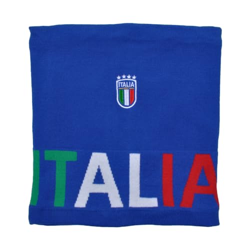 FIGC Żakardowe dzianiny na szyję z haftem, Oficjalny produkt Włoska Federacja Piłka nożna, 253103 WŁOCHY