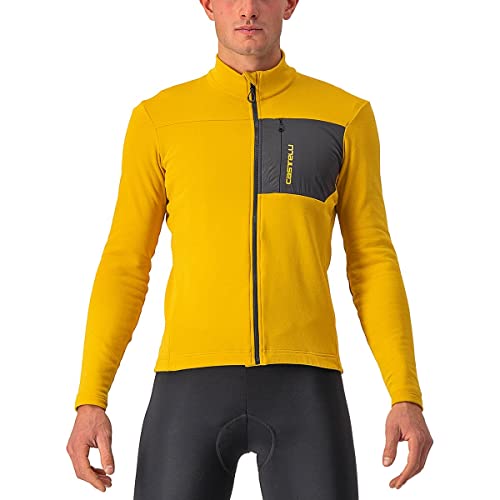 Castelli 4522505-755 Unltd Trail Jersey Długa koszulka Męska Goldenrod/Dark Gray Rozmiar M