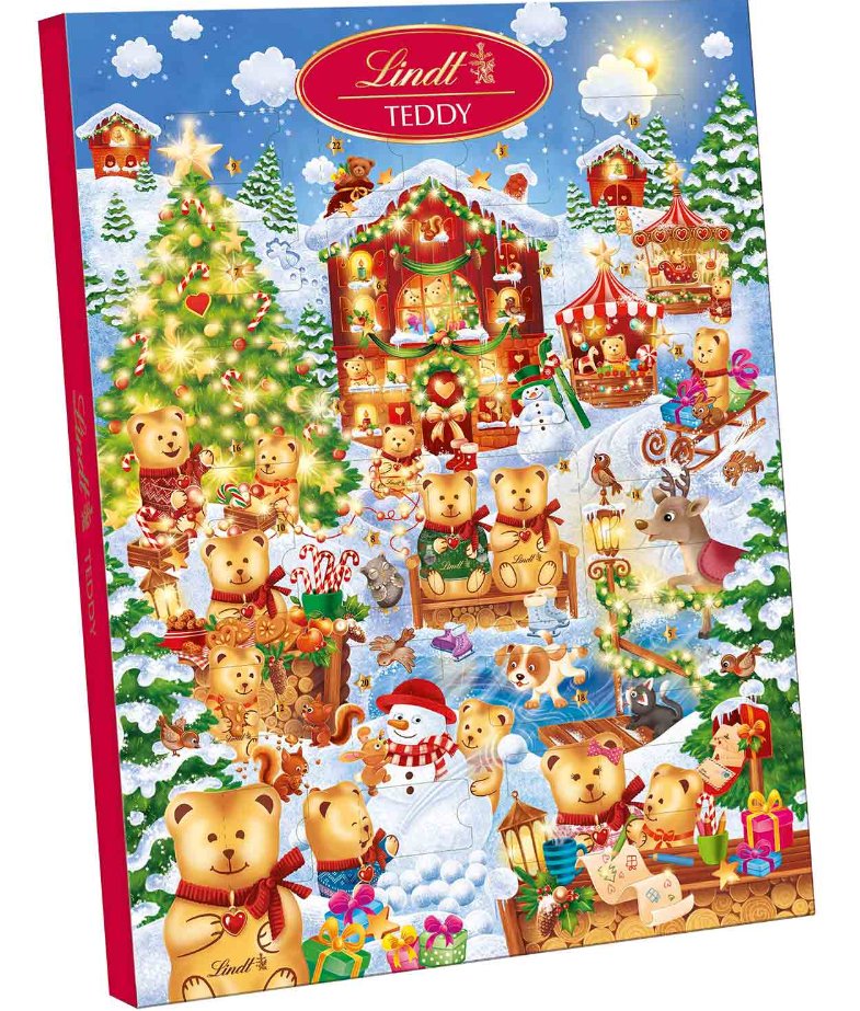 Kalendarz Adwentowy Lindt Teddy 265G