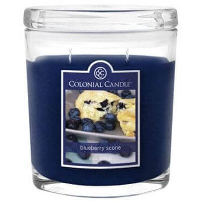 Świeca zapachowa w owalnym szkle Colonial Candle 226 g Jagodowe Ciasto