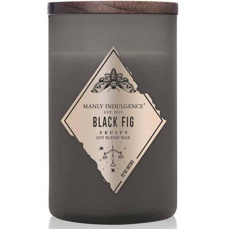 Sojowa świeca zapachowa męska w szkle Colonial Candle Rebel 623 g Czarna Figa Black Fig