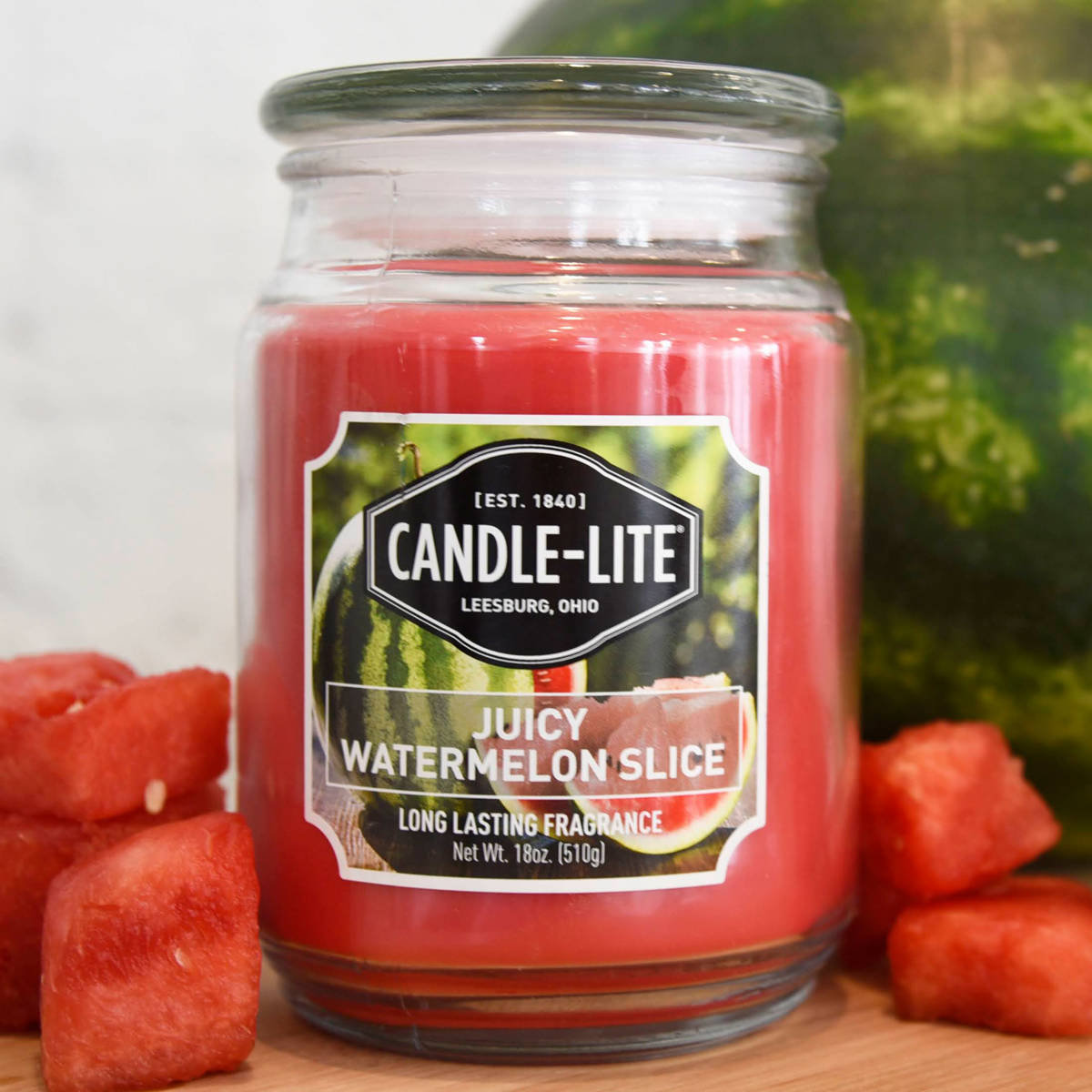 Świeca zapachowa naturalna Juicy Watermelon Slice Candle-lite 510 g