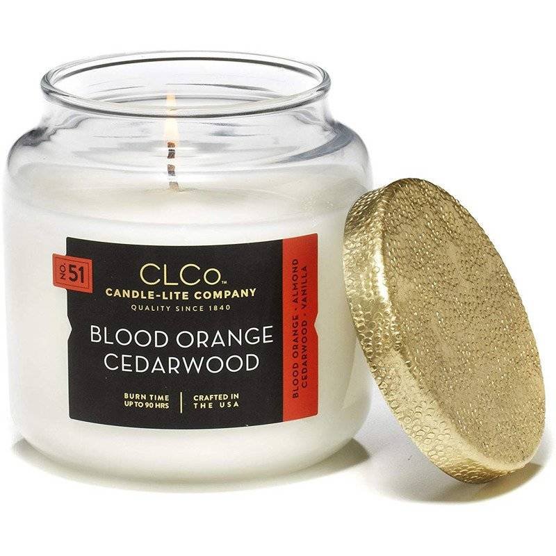 Świeca zapachowa w szkle No. 51 Blood Orange Cedarwood Candle-lite 396 g