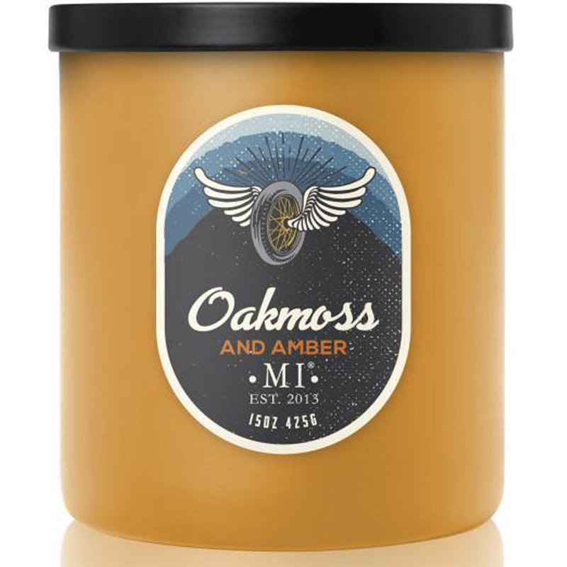 Sojowa świeca zapachowa męska w szkle Colonial Candle 425 g Bursztyn Werbena