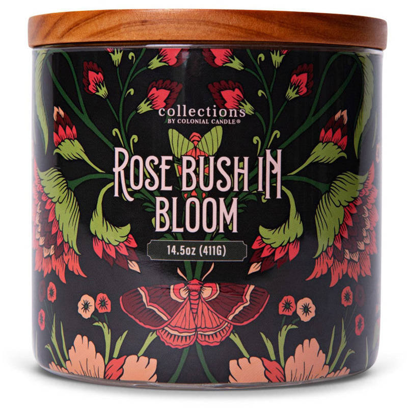 Świeca zapachowa sojowa 3 knoty Colonial Candle 411 g - Róża Rose Bush In Bloom