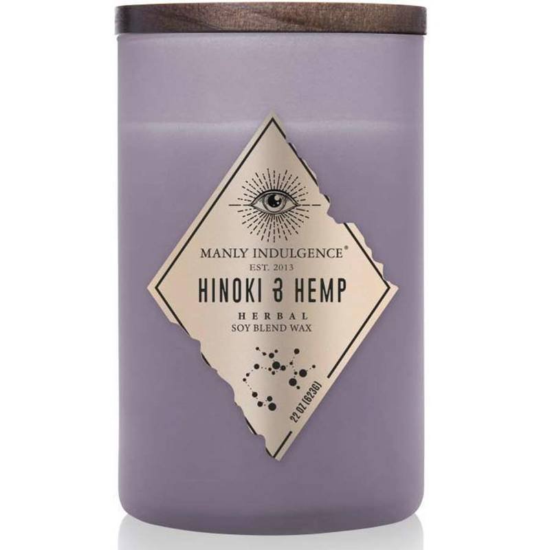 Sojowa świeca zapachowa męska w szkle Colonial Candle Rebel 623 g Konopie Cedr Hinoki & Hemp
