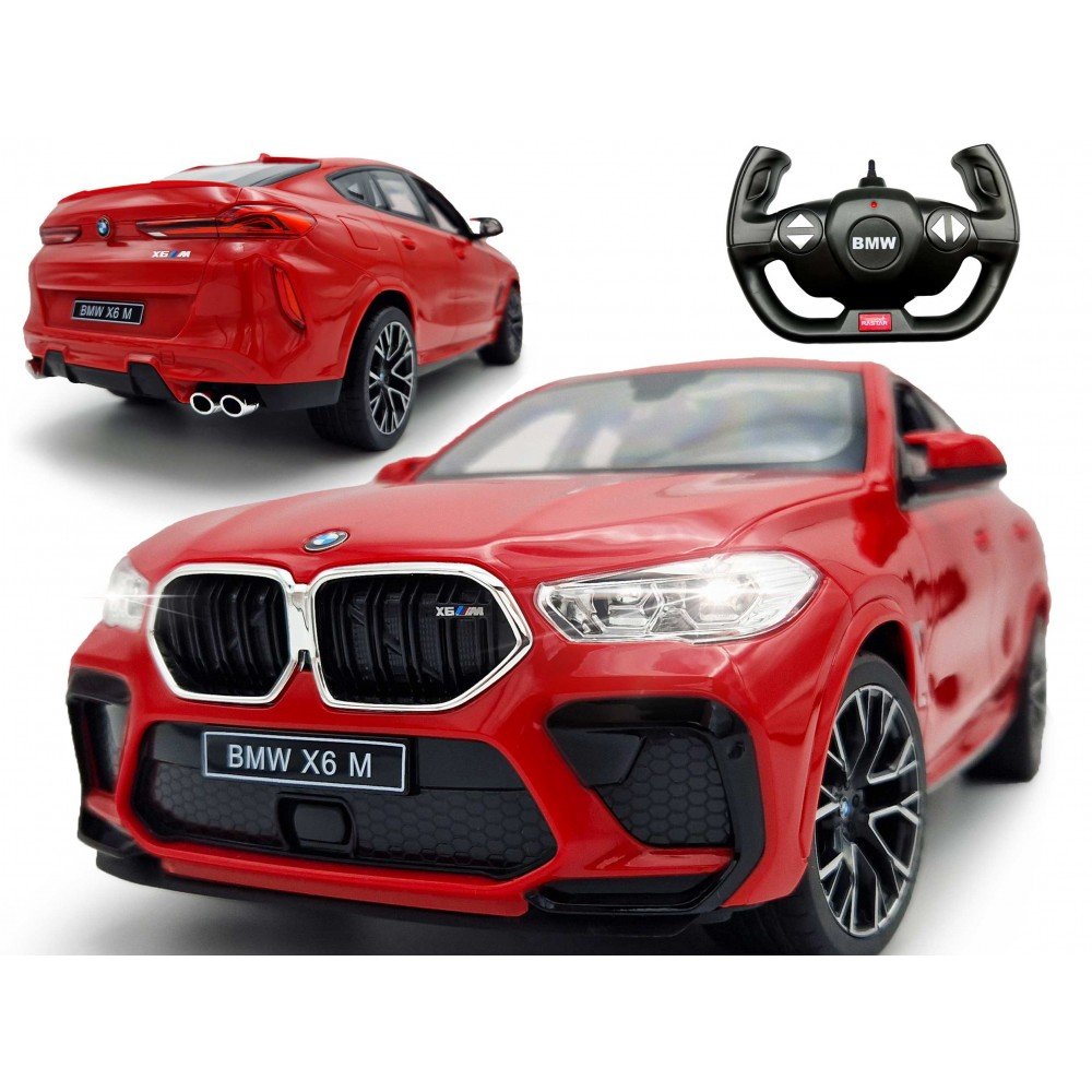 Samochód Zdalnie Sterowany Rc Duże Auto Na Pilot Bmw X6 M LEDy Rastar Cr