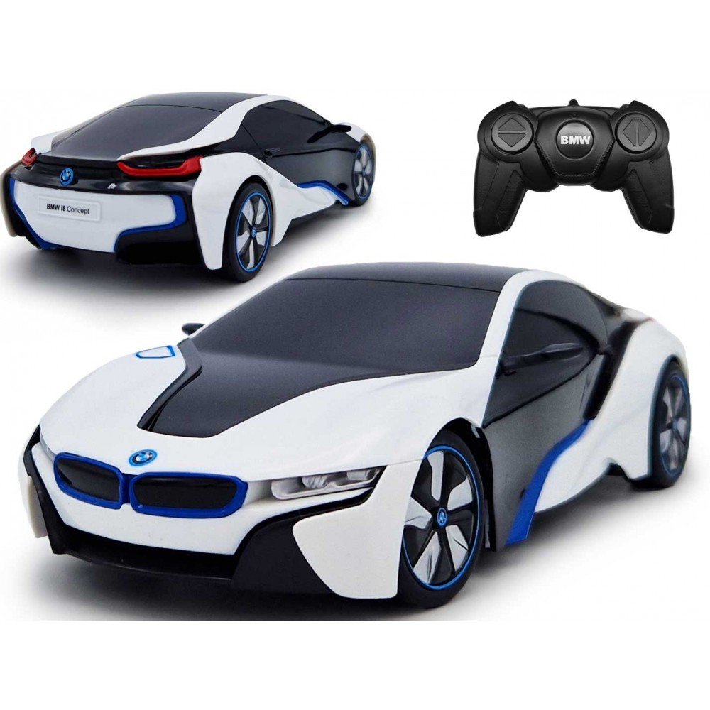 Samochód Zdalnie Sterowany Rc Auto Na Pilot Bmw I8 Gumowe Koła Rastar