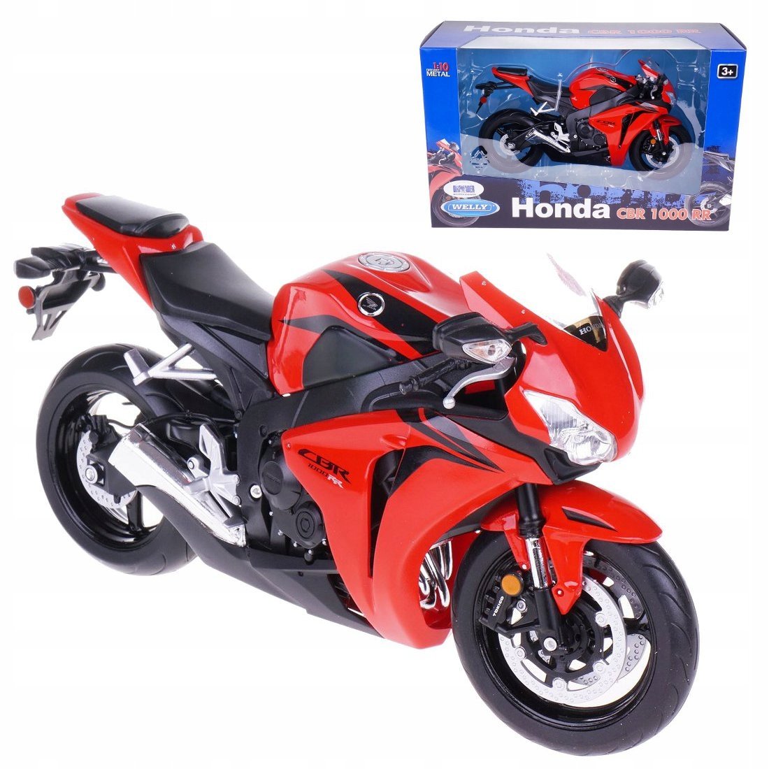 Honda Cbr 1000Rr Model Skala 1:10 Welly