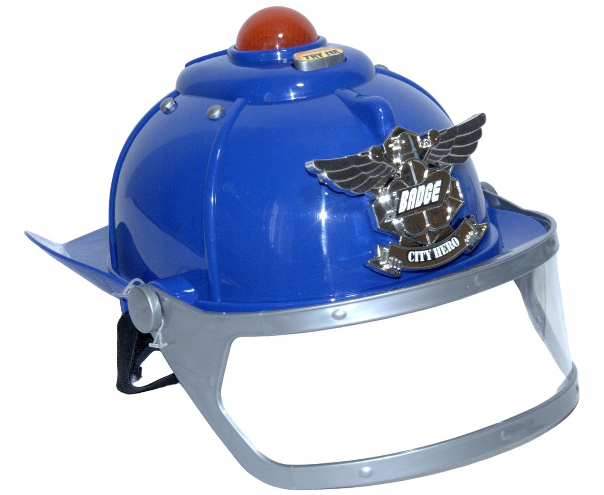 Kask Policyjny Hełm Policjant Światło Dźwięk Policja