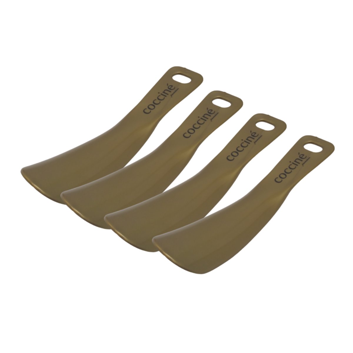 4x Short Krótka Łyżka do Butów 15 cm Złota