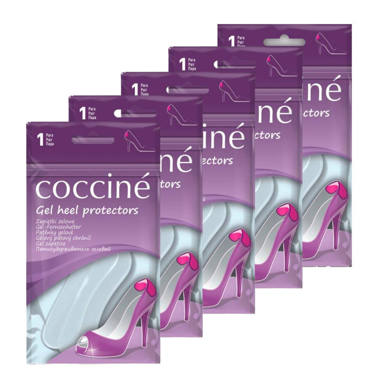 5x Gel Heel Protectors Żapiętka Żelowa S/M