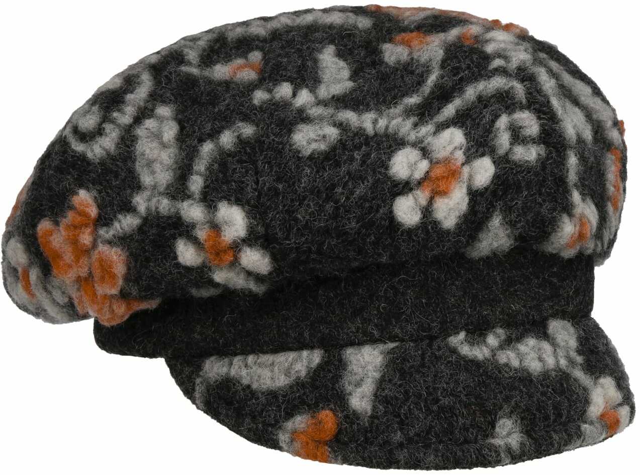 Czapka Kaszkiet Suvera Wool by Gebeana, szary, One Size