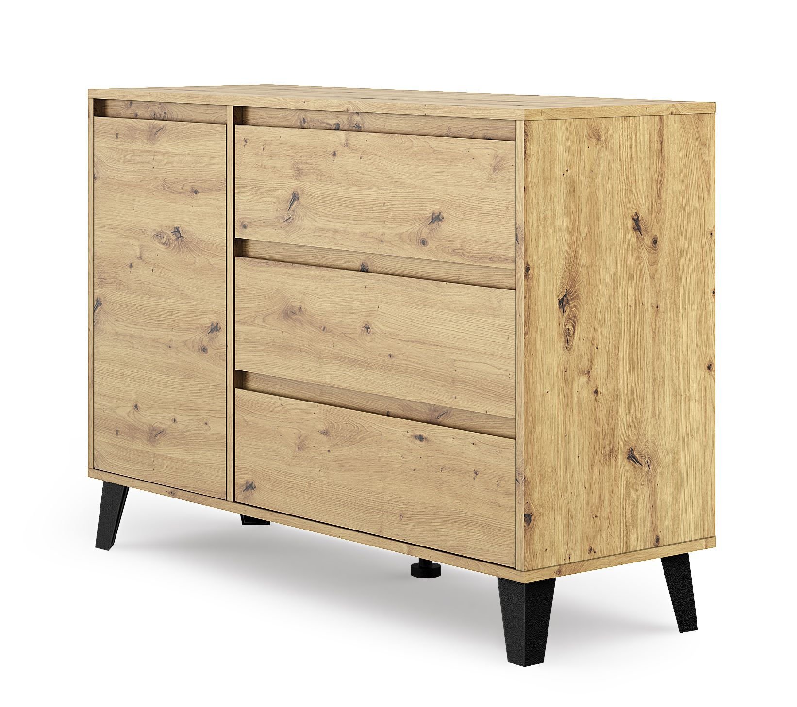 Komoda Berg 1D3S Dąb Artisan