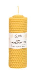 Świeca Z Wosku Pszczelego Zwijana (Z Węzy) 13/5Cm