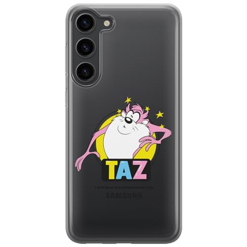 ERT GROUP etui na telefon Samsung S23, case oryginalny i oficjalnie licencjonowany przez Looney Tunes, wzór Tasmanian 007, optymalnie dopasowane, plecki z TPU częściowo przeźroczyste