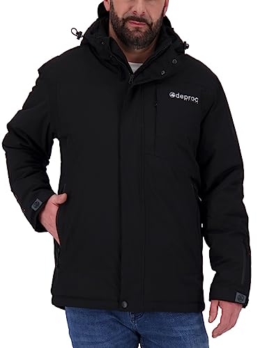 Deproc Active męska kurtka zimowa i outdoorowa kurtka Montreal, czarna, XL