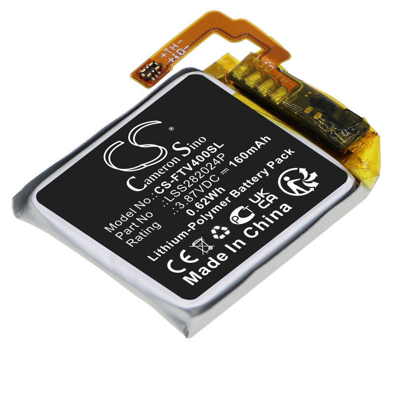 Fitbit Versa 4 / LSS282024P 160mAh 0.62Wh Li-Polymer 3.87V (Cameron Sino)