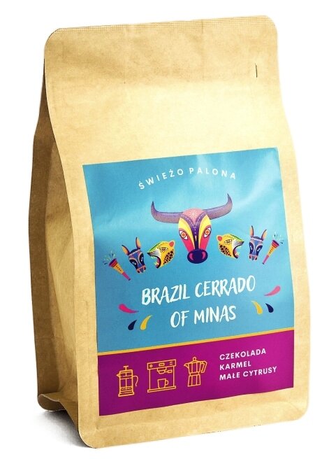 Kawa ziarnista Świeżo Palona Brazil Cerrado Espresso 250g