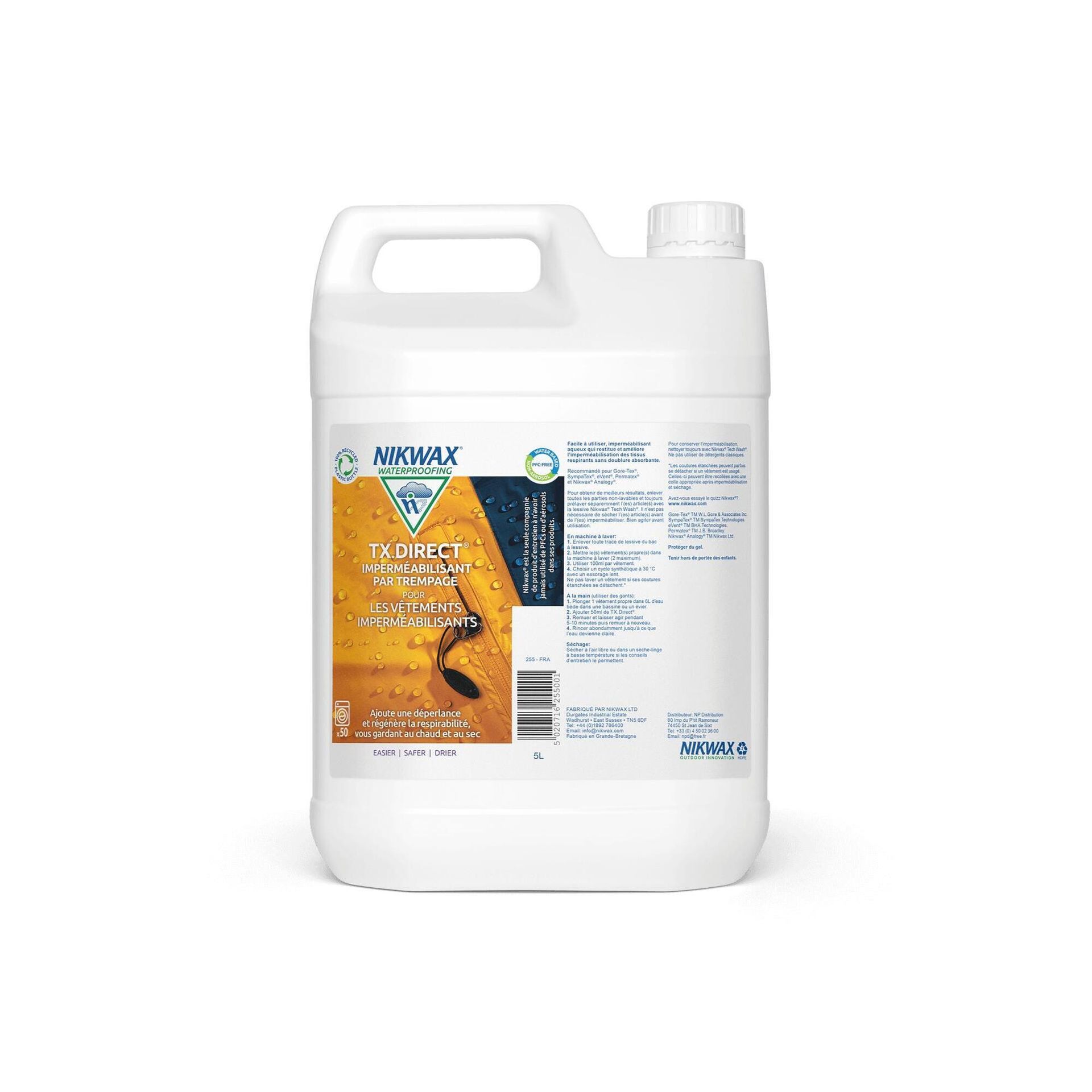 Nikwax Nikwax Impregnat do odzieży przeciwdeszczowej TX Direct Wash-In 5L Nikwax roz uniw 5020716255001