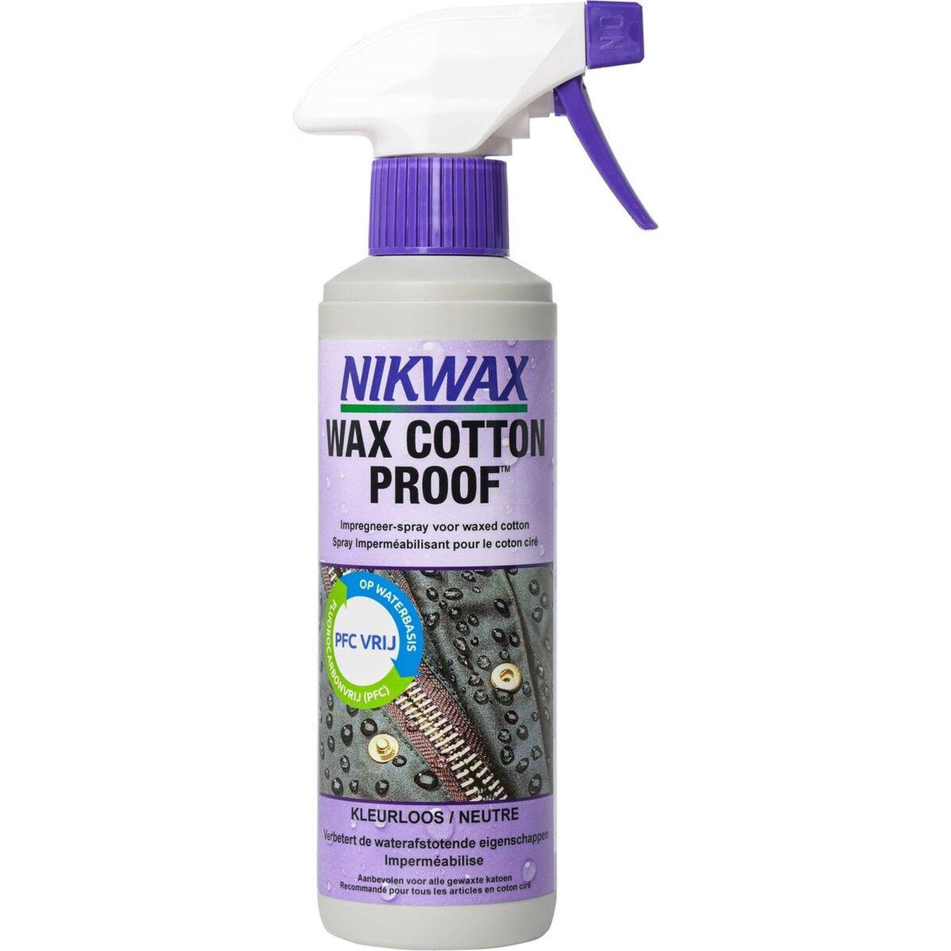 Nikwax Bawełna, wosk nikwax w bezpieczny sposób Spray waterproofer 643P01