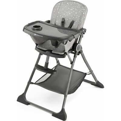 Krzesełko do karmienia Kinderkraft Foldee Grey
