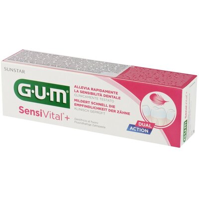 GUM Sunstar Butler GUM SensiVital Pasta 75ml 6070