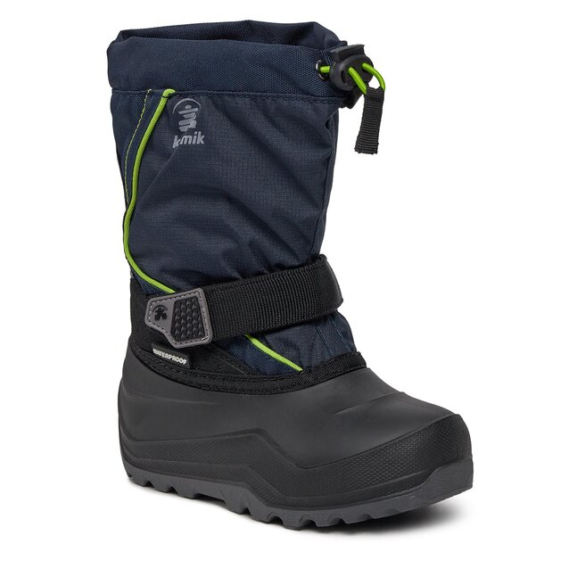 Śniegowce Kamik Snowfall 2 NF8418C Navy/Lime/Marice Citron