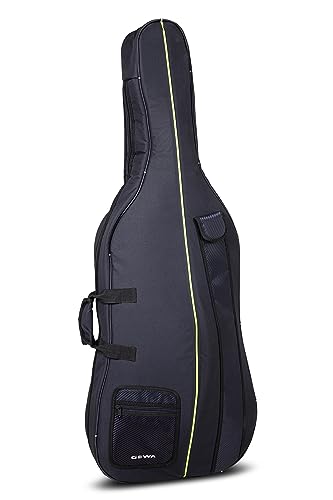 GEWA Cello Gig Bag Aspirante 1/4, wyściółka piankowa 10 mm, pasek do plecaka, torba na notatki, torba łukowa